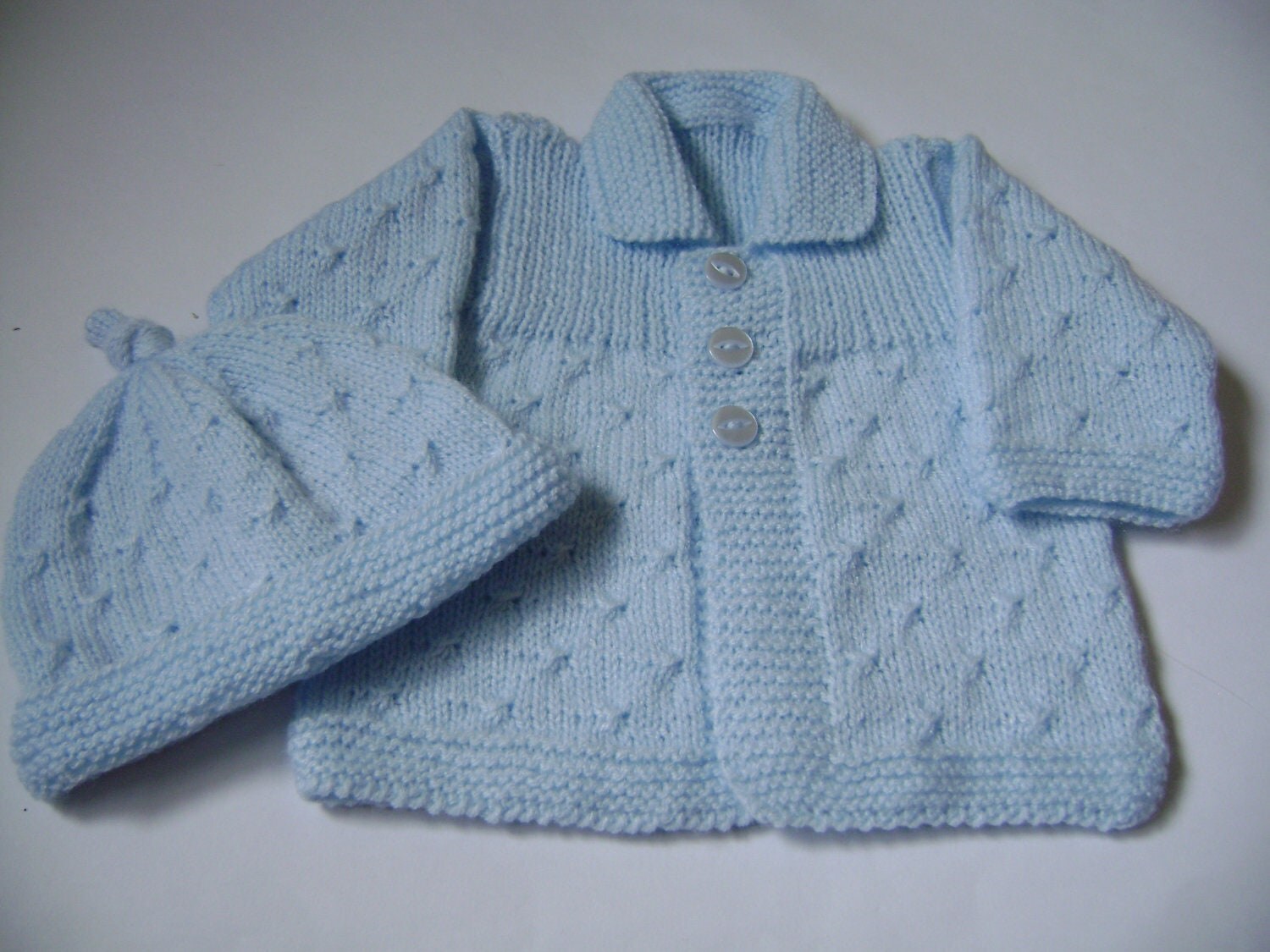 Knitted Baby Set Newborn Set Baby Boy Set Sweater and by Pitusa