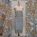 1980s Silver and Gold Beaded Cocktail or Wedding Dress in the 1920s Style