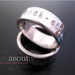 Personalized Ring - Hand Stamped Sterling Silver Ring - Brag Band - SIZE 5