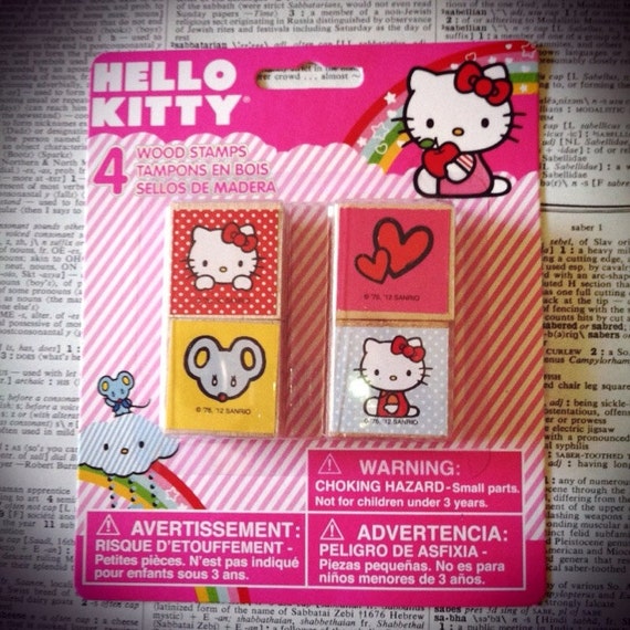 Hello Kitty Rubber Stamps