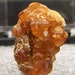 Hessonite Garnet Crystal cluster - with Rutile Needles - natural - pakistan mineral - spessartite - mineral mount - display specimen