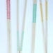 20 Wooden Chopsticks - Chevron Multi-color - Chevron In Bright Colors