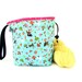 Knitting Bag Sock Project Bag Hexipuff Small Wip Bag Crochet Supplies - Kawaii Bunny Racoon Mushrooms