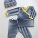 Newborn Kimono Style Top, Pants, and Hat Set