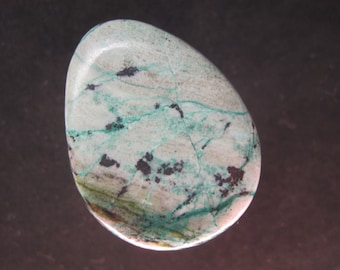 Chrysacolla stone cabochon