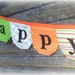 fabric Happy Birthday banner / bunting