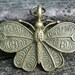 Bronze Butterfly Pendant Charm