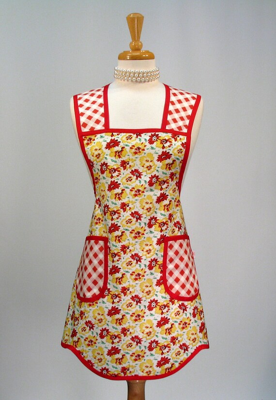 Womens Full Apron Retro Vintage Inspired 'Everyday