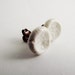 Earrings White porcelain Studs - Earrings