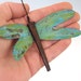 Metal Art Dragonfly Ornament Christmas Decorations Rustic Home Tin Decor Blue Gold Green Wings