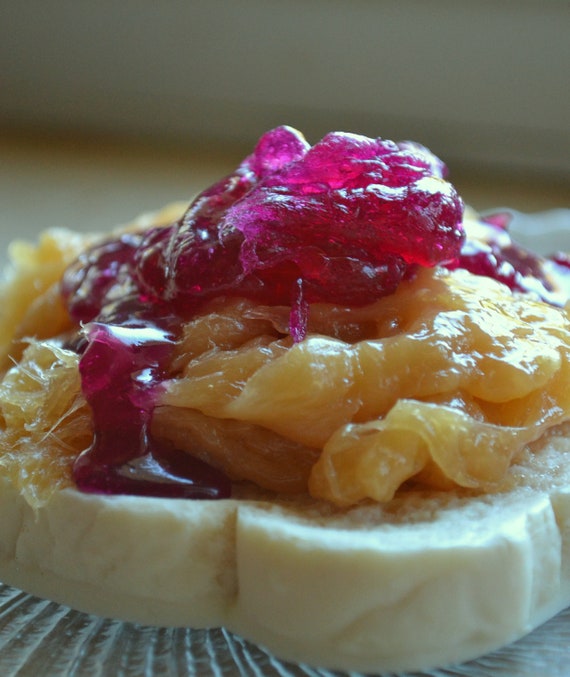 The Ultimate PBJ Peanut Butter and Jelly Soap - Food Soap - Fake Food - Peanut Butter - Jelly - Sandwich - Brunch - Foodie - Gift for Him