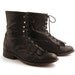 Roper Boots Vintage 1980s Laredo Leather Black Granny Lace up Packer size 7 1/2