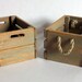 Pair of Miniature Crates (1 inch dollhouse scale)