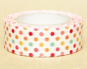 NamiNami Washi Masking Tape - Colourful Dots