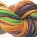 handspun yarn Monster Mash thick and thin bulky singles merino yarn, 60 yards, hand dyed merino wool top