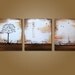 Standing Tree - 48 x 20, Original Modern Contemporary Acrylic PAINTING canvas, Bird Art by Shanna