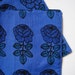 Blue Vihkiruusu small placemats, set of 2, 8" x 12", Finland