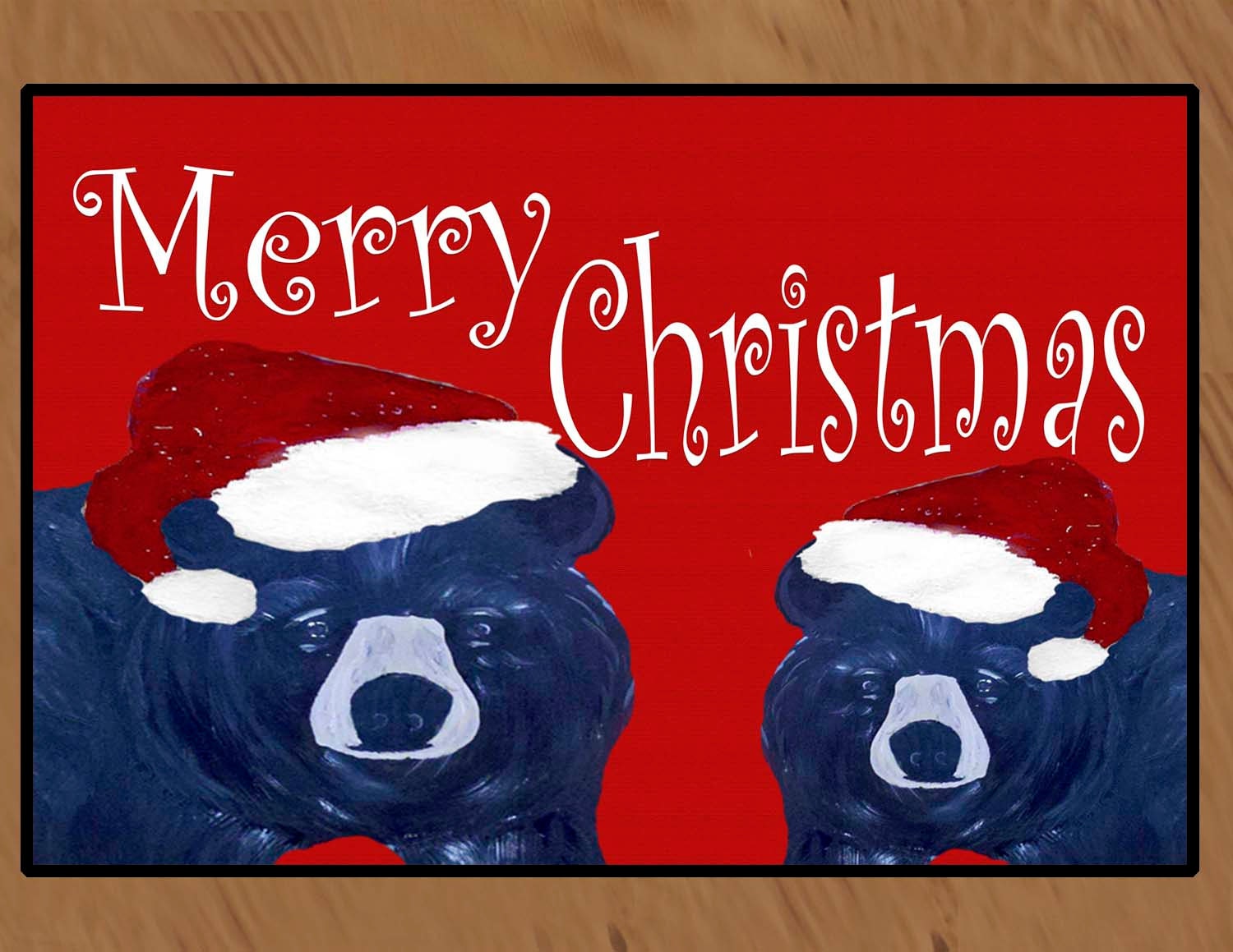 christmas black bear