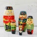 vintage nutcracker nesting dolls