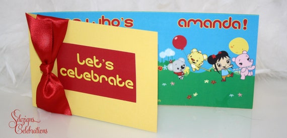 Ni Hao Kai Lan Birthday Invitation Il_570xn