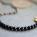 Starry Blue Goldstone and Czech Glass Necklace - True North.