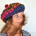 Crochet Hat Adult Hat Cap Pink Yellow Blue Purple Orange Cozy Warm Women Accessories Winter Fashion