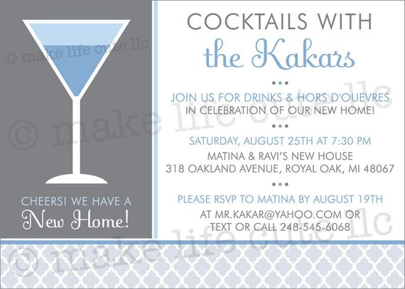 Housewarming Cocktail Party Invitations 10