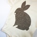 Bunny Onesie - Brown Bunny Organic Baby Onesie