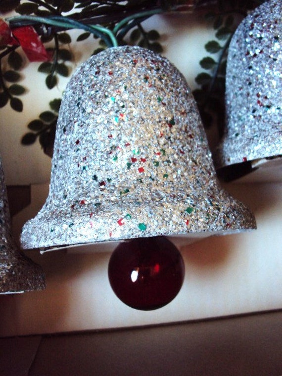 Vintage Christmas Lights Bell Garland Ringalite Decoration