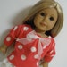 American Girl Doll -Back to School -Coral and Ivory