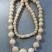 Art Deco Carved Bone Necklace