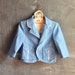 Vintage 1970s Blue Toddler Dress Coat 2T Sears