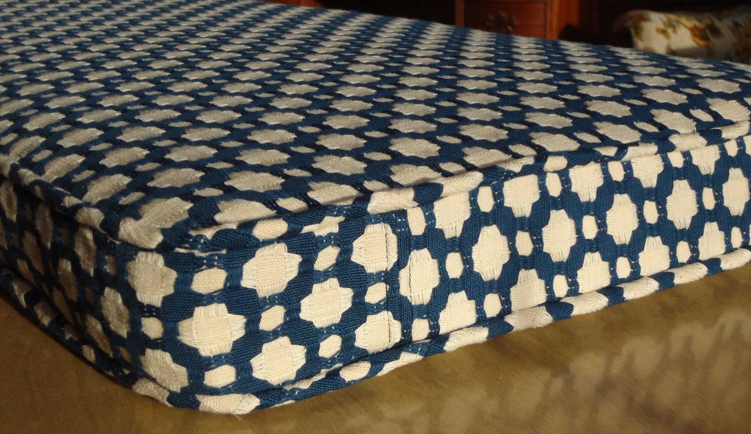 Bench Seat Cushion Cover Custom Your Fabric Selection