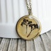 Real Flower Necklace Botanical Jewelry Pressed Purple Smoke Bush Plant Flowers Resin Pendant Garden Lover Gifts