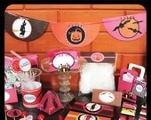 Trick or Treat Halloween Custom Printable Party Kit Package Instant Download Digital PDF Il_170x135