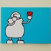 Acrylic Painting On Canvas - Original - Chep Robot