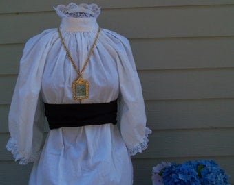 Victorian Dress with Lace and Sash costume all colors