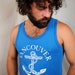 Vintage 1980s Vancouver Canada Anchor Nautical Tank Top