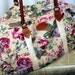 Vintage 80s 90s Gitano Floral Weekender Overnight Tote Bag