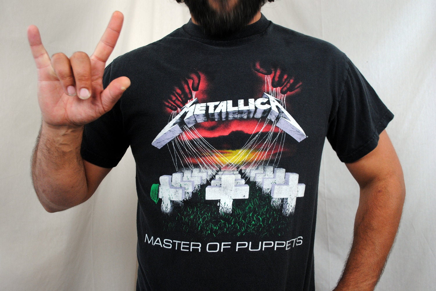 Vintage 90s Metallica Master of Puppets Tee Shirt