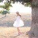 Vintage1960s White Lace Day Dress or Casual Wedding Dress . Womens XXS or Girls Size 7 8