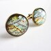 Custom cufflinks for Amy - SILVER - Storrs, Connecticut and Bluemont, Virginia