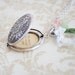 Women's Locket - L.M. Montgomery Quote Locket - The beauty of winter is that it makes you appreciate spring