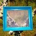 Shabby Chic Turquoise frame earring display