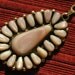 Reserved for edie25, please do not purchase:) -- Southwest Sterling Silver Pink Mother of Pearl Petit Point Teardrop Pendant Necklace
