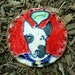 Spotted Great Dane spoon Rest Black and White