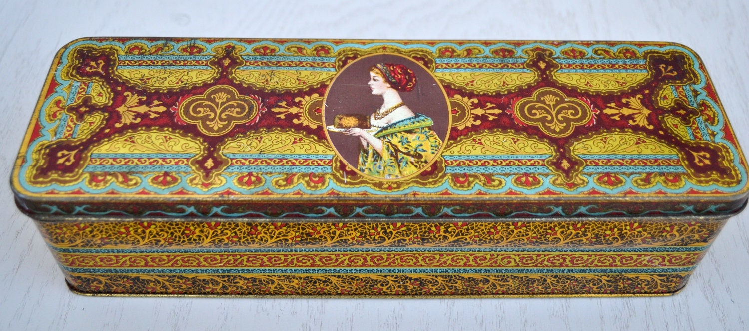 Vintage Hostess Fruit Cake TinRectangle