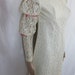 1960s White Lace Mini Cocktail Dress