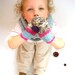Baby girl mittens, wool gloves, pink toddler mittens