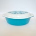 Vintage Pyrex - Blue Flowered Casserole
